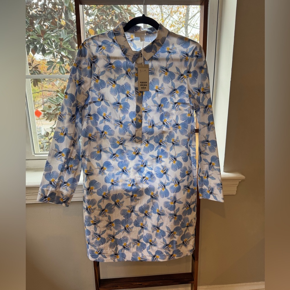NWT COS Floral Print Collared Dress - Picture 2 of 6